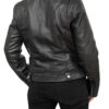 Black Leather Biker Jacket Women