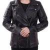 Isabella Women Black Moto Jacket